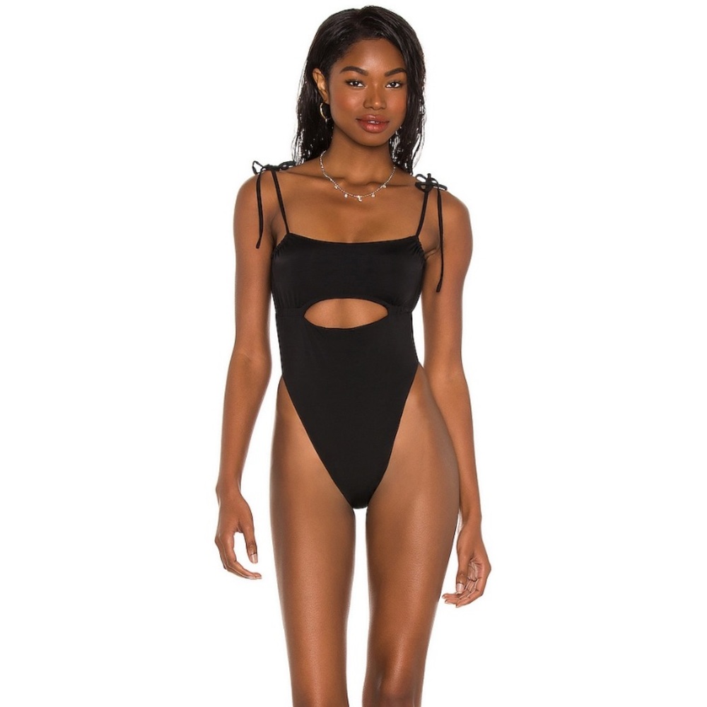 Riot Swim Ori Black One Piece